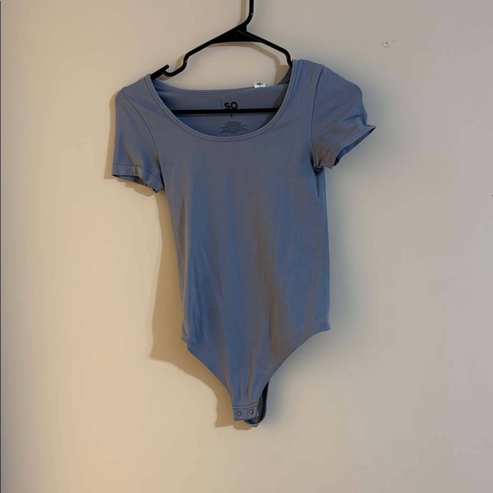 Blue Short Sleeve Bodysuit